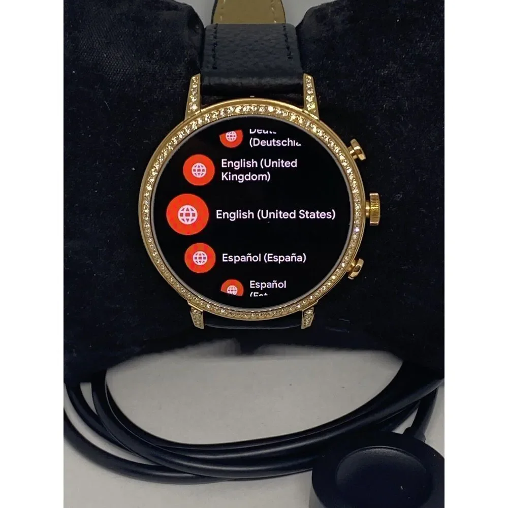 Fossil Gen 4 Authentic Digital Dial Smart Watch Custom Band FTW6011 AB411